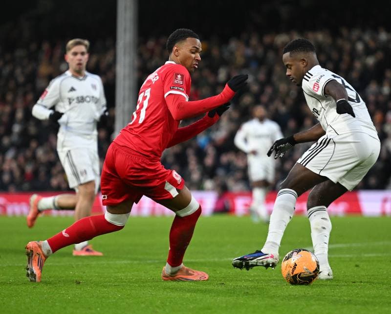 Football. Emirates FA Cup. Fulham - Middlesbrough. 10.01.2026