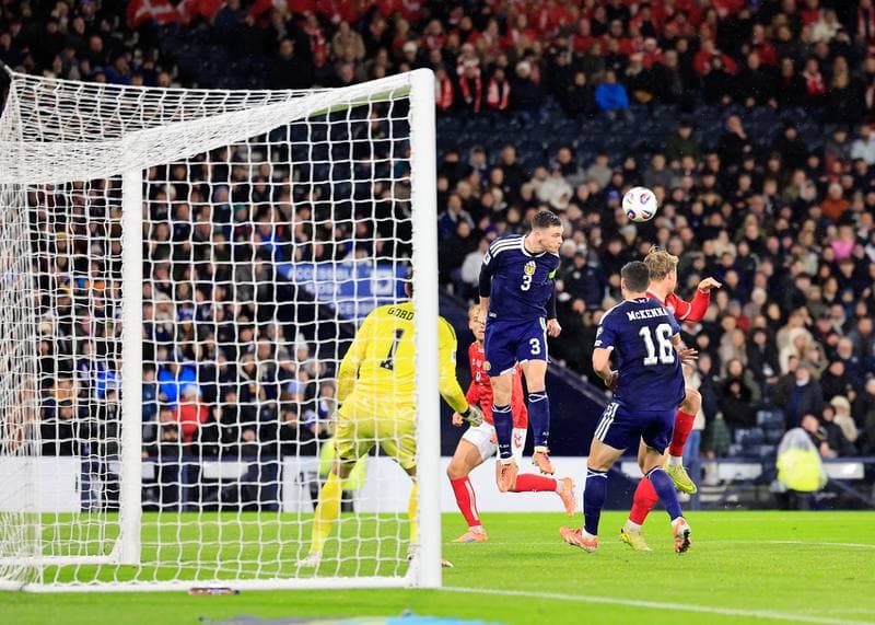 Football. 2026 FIFA World Cup Qualifiers. Scotland - Denmark. 18.11.2025