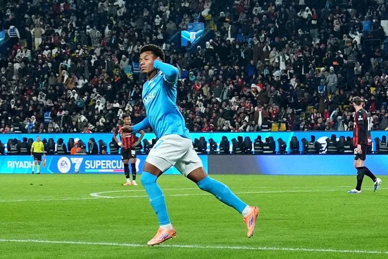 Football. EA Sports FC Supercup. Napoli - AC Milan. 18.12.2025