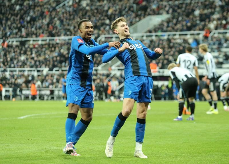 Football. Emirates FA Cup. Newcastle United - Bournemouth. 10.01.2026