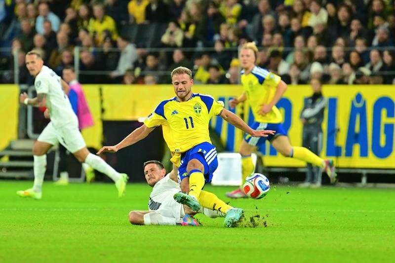 Football. FIFA World Cup Qualifiers. Sweden - Slovenia. 18.11.2025