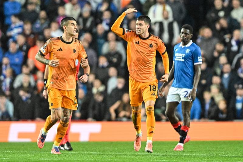 Football. UEFA Europa League. Rangers - A.S. Roma. 06.11.2025