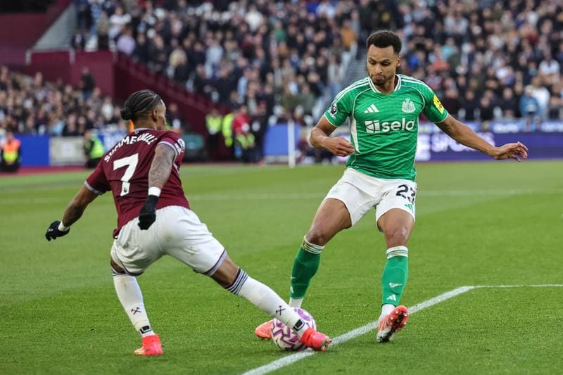 Football. Premier League. West Ham United - Newcastle United. 02.11.2025