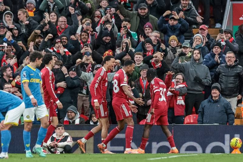 Football. Premier League. Liverpool - Wolverhampton Wanderers. 27.12.2025