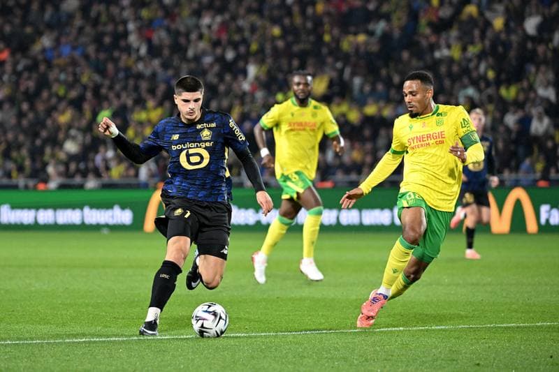 Football. Ligue 1. FC Nantes - Lille OSC. 19.10.2025