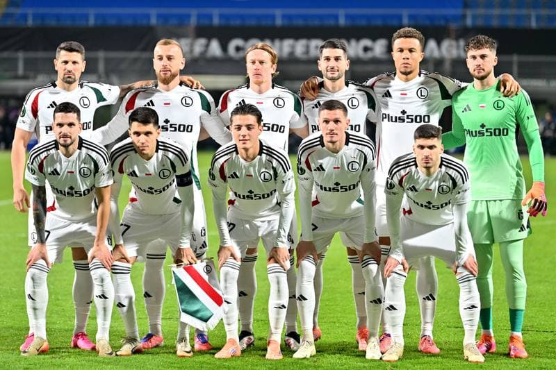 Football. UEFA Conference League. Celje - Legia Warsaw. 06.11.2025