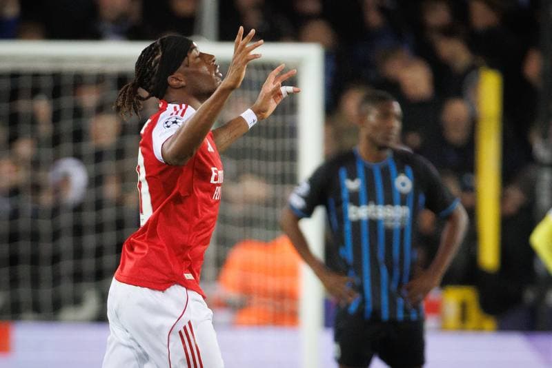Football. UEFA Champions League. Club Brugge - Arsenal. 10.12.2025