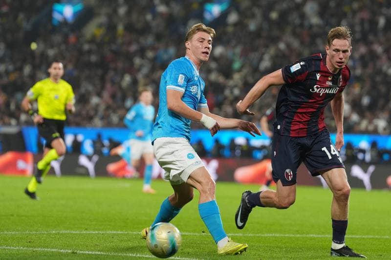 Football. EA Sports FC Supercup. Napoli - Bologna. 22.12.2025