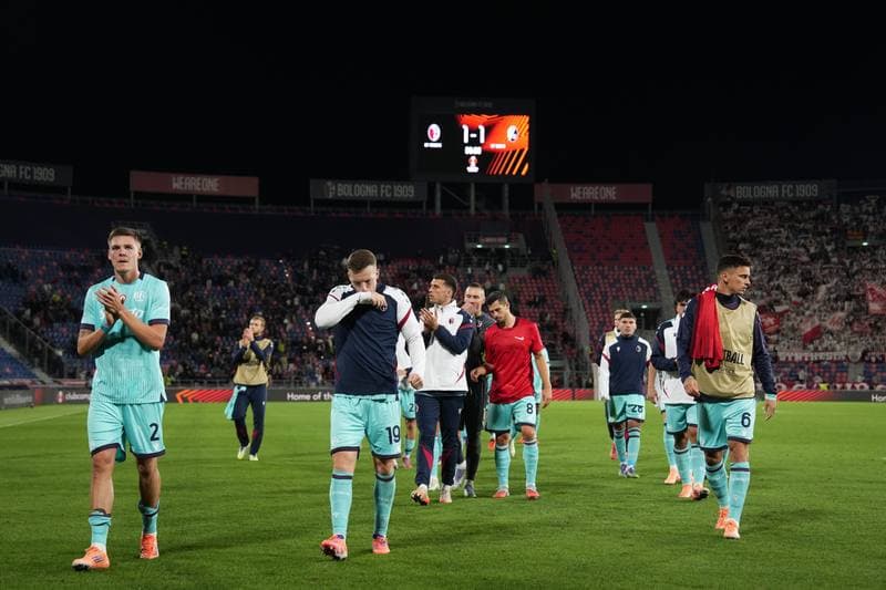 Football. UEFA Europa League. Bologna - Freiburg. 02.10.2025