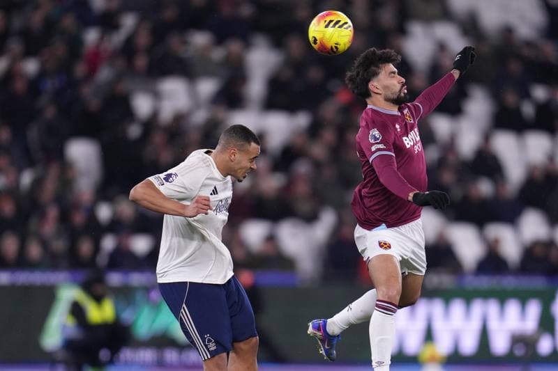 Football. Premier League. West Ham United - Nottingham Forest. 06.01.2026