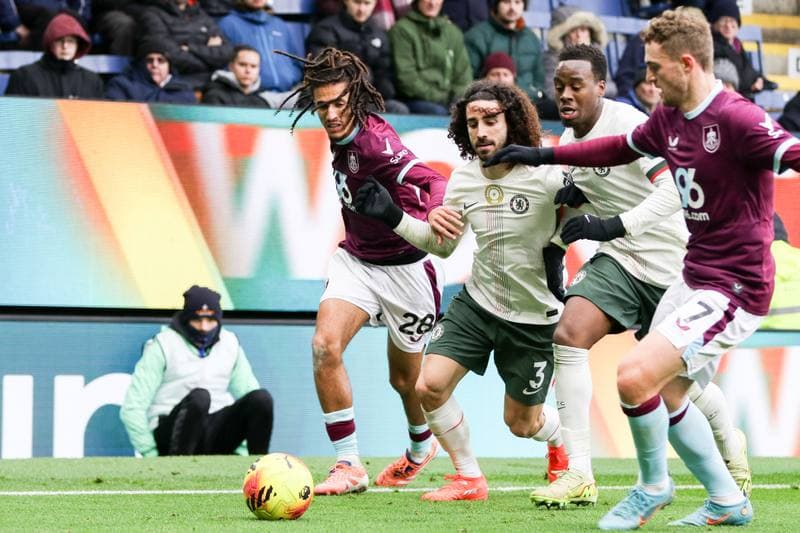 Football. Premier League. Burnley - Chelsea. 22.11.2025