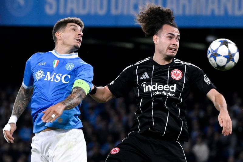 Football. UEFA Champions League. SSC Napoli - Eintracht Frankfurt. 04.11.2025