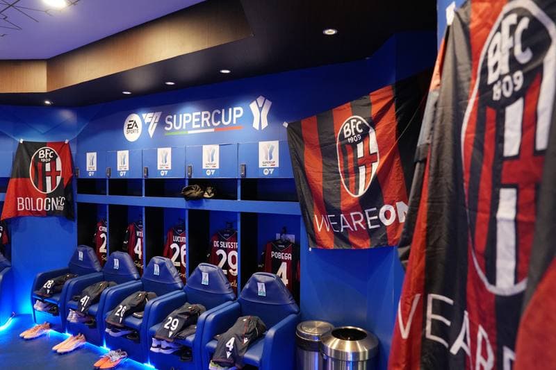 Football. EA Sports FC Supercup. Napoli - Bologna. 22.12.2025