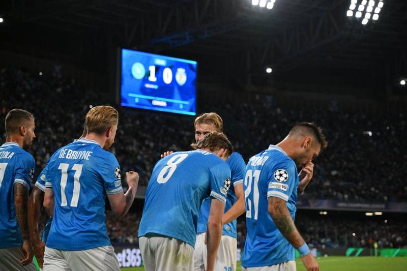 Football. UEFA Champions League. Napoli - Sporting CP. 01.10.2025