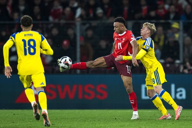 Football. FIFA World Cup Qualifier. Switzerland - Sweden. 15.11.2025