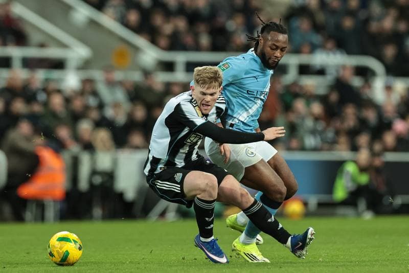 Football. Carabao Cup Semi-Final. Newcastle United - Manchester City. 13.01.2026