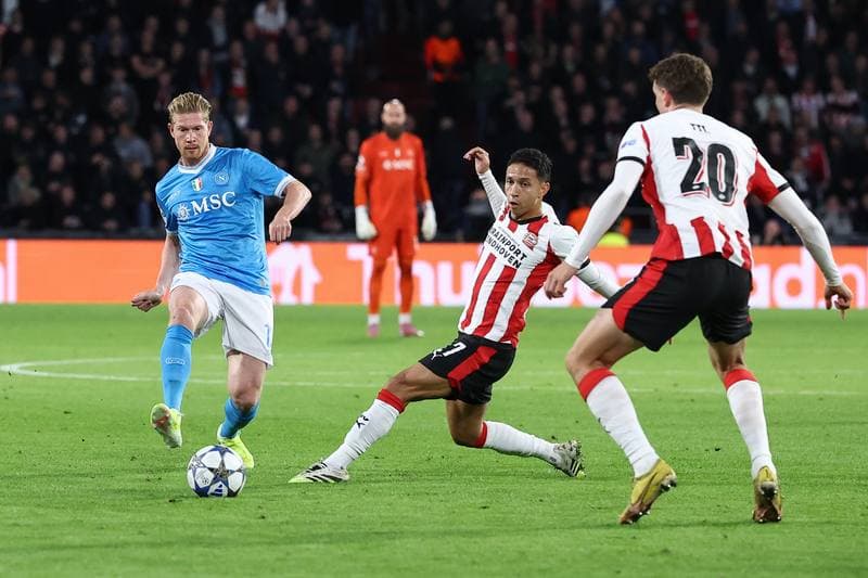 Football. UEFA Champions League. PSV Eindhoven - Napoli. 21.10.2025