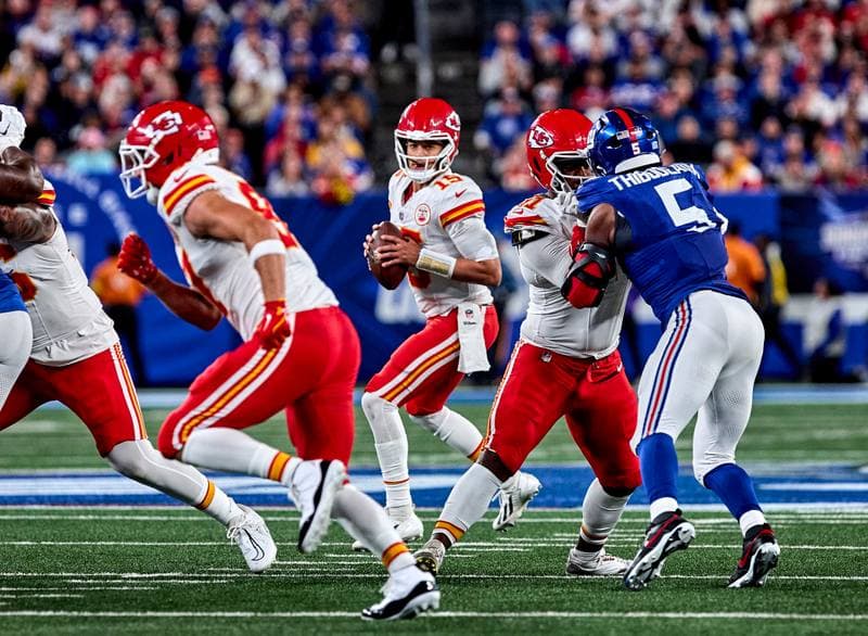 Football. NFL. Kansas City Chiefs - New York Giants. 21.09.2025