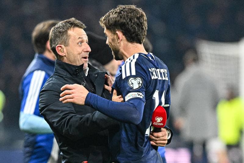 Football. 2026 FIFA World Cup Qualifiers. Scotland - Denmark. 18.11.2025