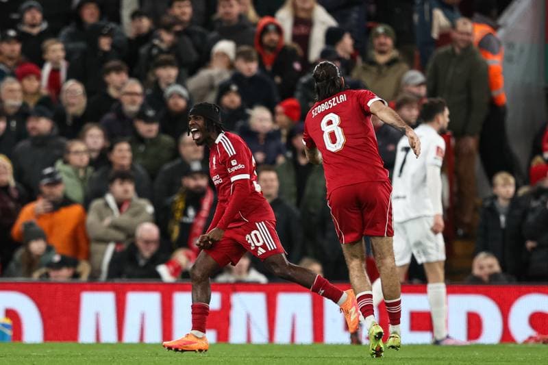 Football. Emirates FA Cup. Liverpool - Barnsley. 12.01.2026