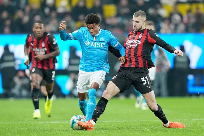 Football. EA Sports FC Supercup. Napoli - AC Milan. 18.12.2025