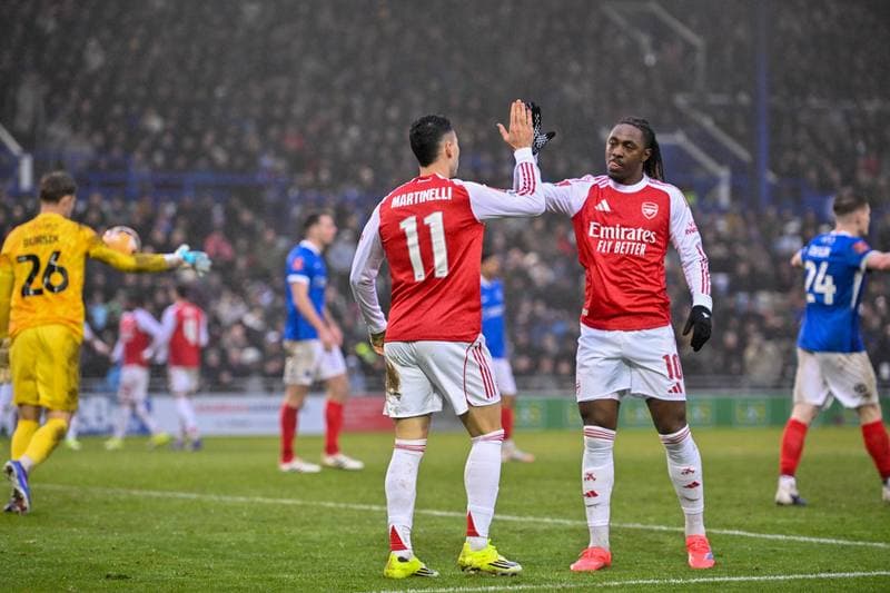 Football. Emirates FA Cup. Portsmouth - Arsenal. 11.01.2026