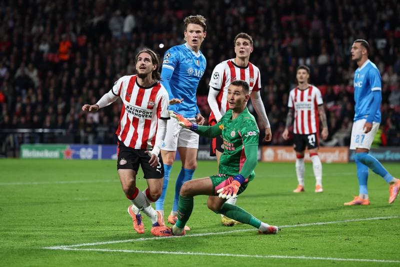 Football. UEFA Champions League. PSV Eindhoven - Napoli. 21.10.2025