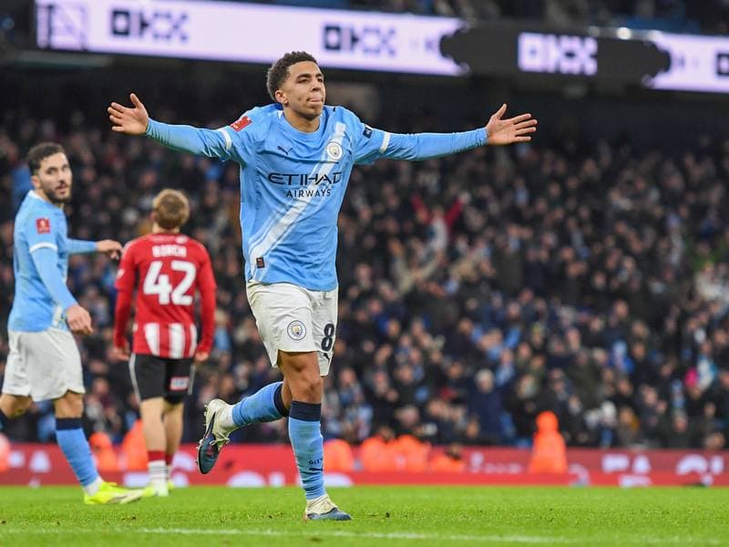 Football. Emirates FA Cup. Manchester City - Exeter City. 10.01.2026