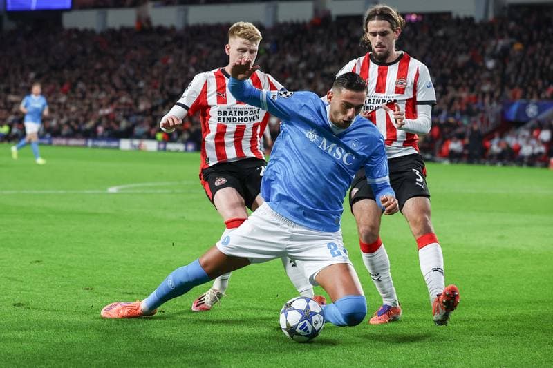 Football. UEFA Champions League. PSV Eindhoven - Napoli. 21.10.2025
