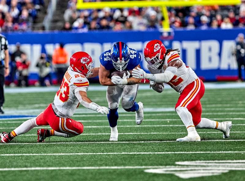 Football. NFL. Kansas City Chiefs - New York Giants. 21.09.2025