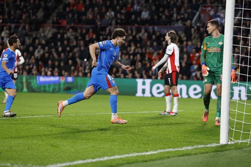 Football. UEFA Champions League. PSV Eindhoven - Atletico Madrid. 09.12.2025
