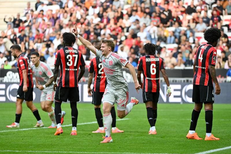 Football. Ligue 1 McDonald's. OGC Nice - Olympique Lyonnais. 18.10.2025