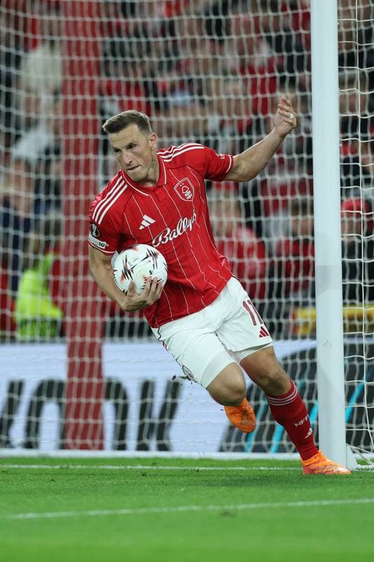 Football. UEFA Europa League. Nottingham Forest - FC Midtjylland. 02.10.2025
