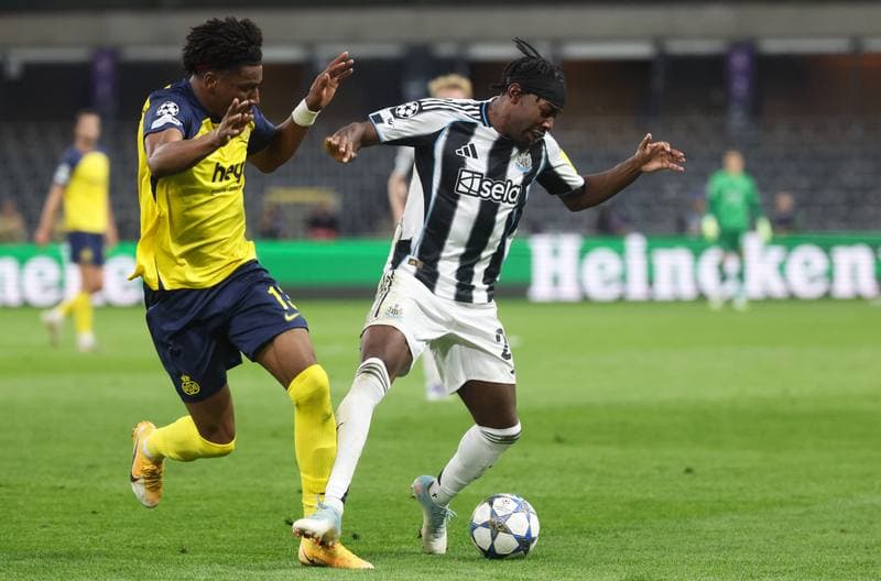 Football. UEFA Champions League. Royale Union Saint-Gilloise - Newcastle United. 01.10.2025