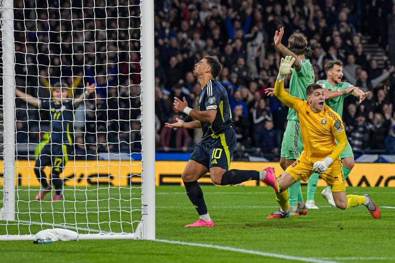 Football. 2026 FIFA World Cup Qualifiers. Scotland - Belarus. 12.10.2025