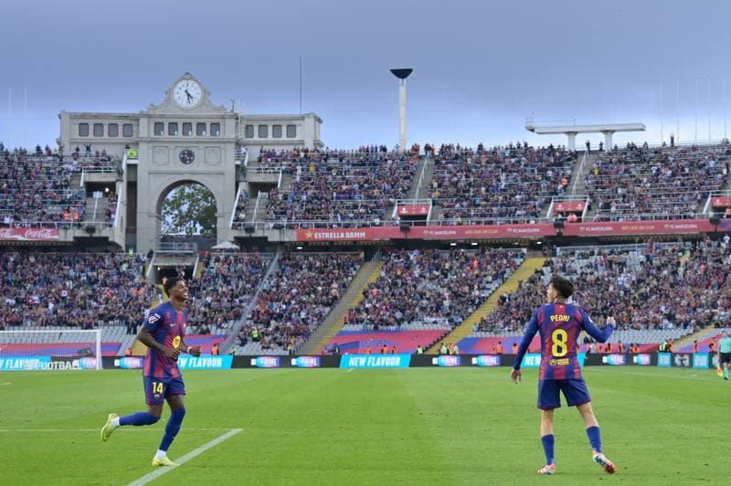 Football. La Liga. FC Barcelona - Girona FC. 18.10.2025
