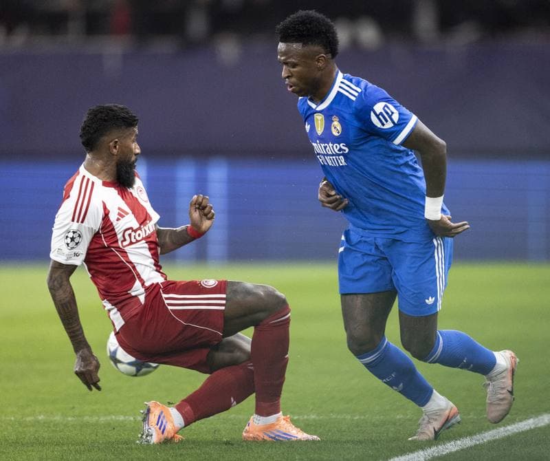 Football. UEFA Champions League. Olympiacos - Real Madrid. 26.11.2025