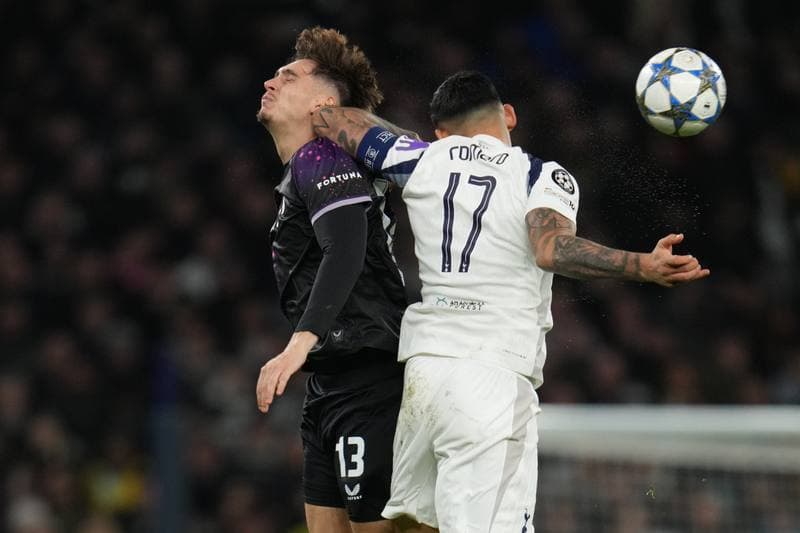 Football. UEFA Champions League. Tottenham Hotspur - Slavia Prague. 09.12.2025