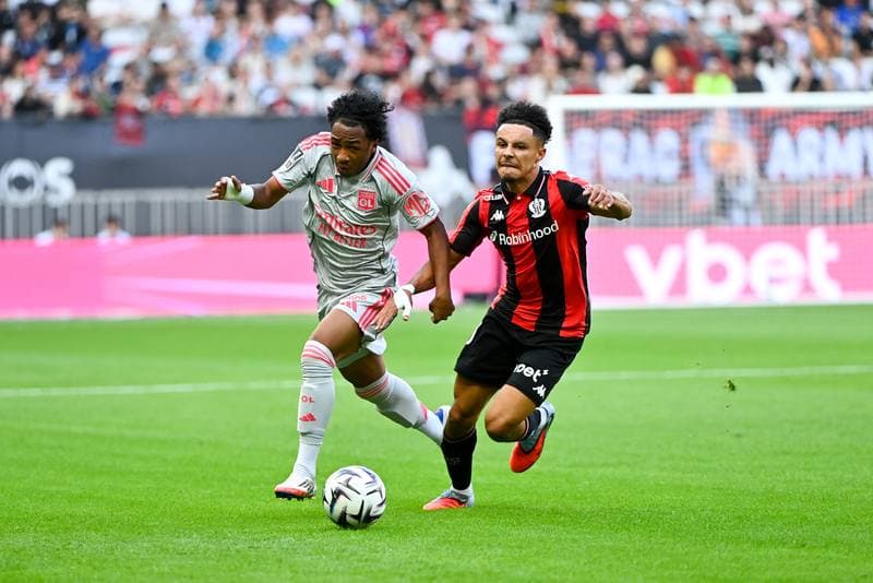 Football. Ligue 1 McDonald's. OGC Nice - Olympique Lyonnais. 18.10.2025