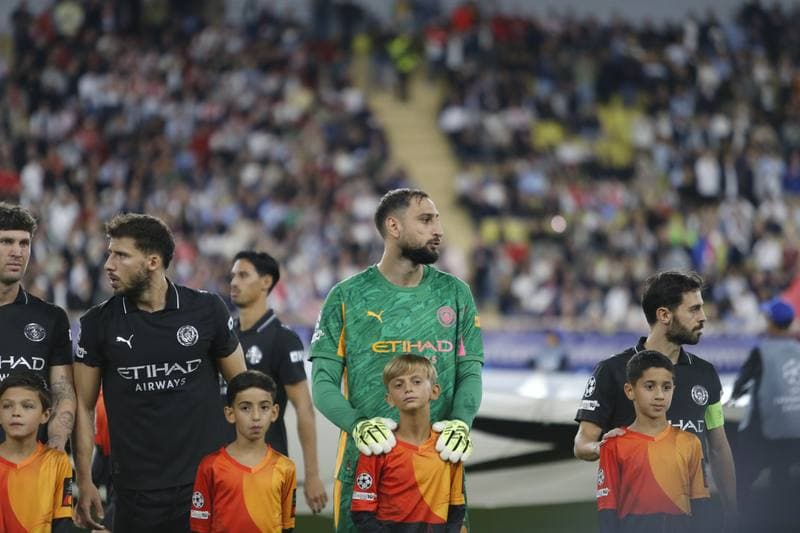 Football. UEFA Champions League. AS Monaco - Manchester City. 01.10.2025