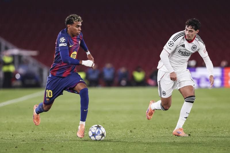 Football. UEFA Champions League. FC Barcelona - Eintracht Frankfurt. 09.12.2025