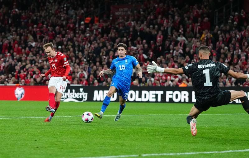 Football. World Cup Qualifiers. Denmark - Greece. 12.10.2025