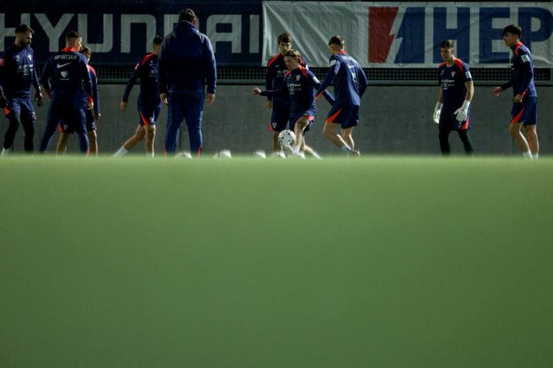 Football. Croatia. Training. 10.11.2025