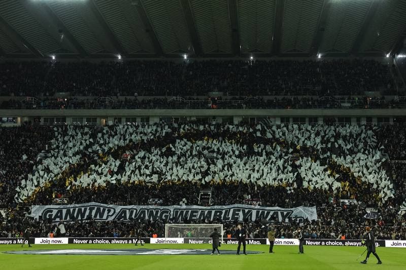 Football. Carabao Cup Semi-Final. Newcastle United - Manchester City. 13.01.2026
