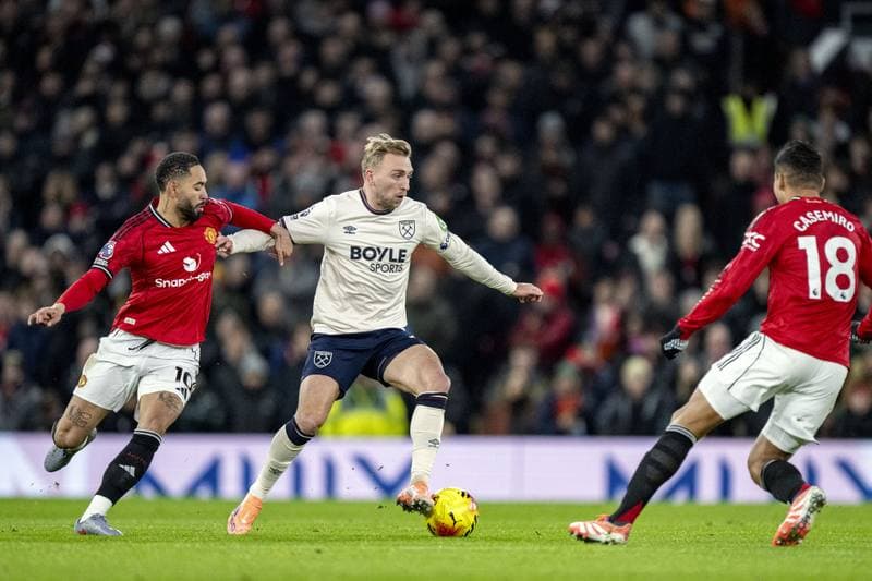 Football. Premier League. Manchester United - West Ham United. 04.12.2025