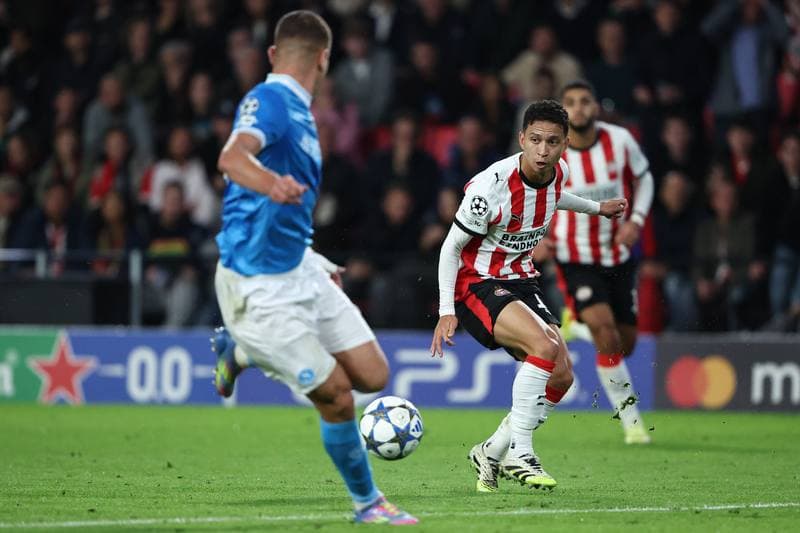 Football. UEFA Champions League. PSV Eindhoven - Napoli. 21.10.2025