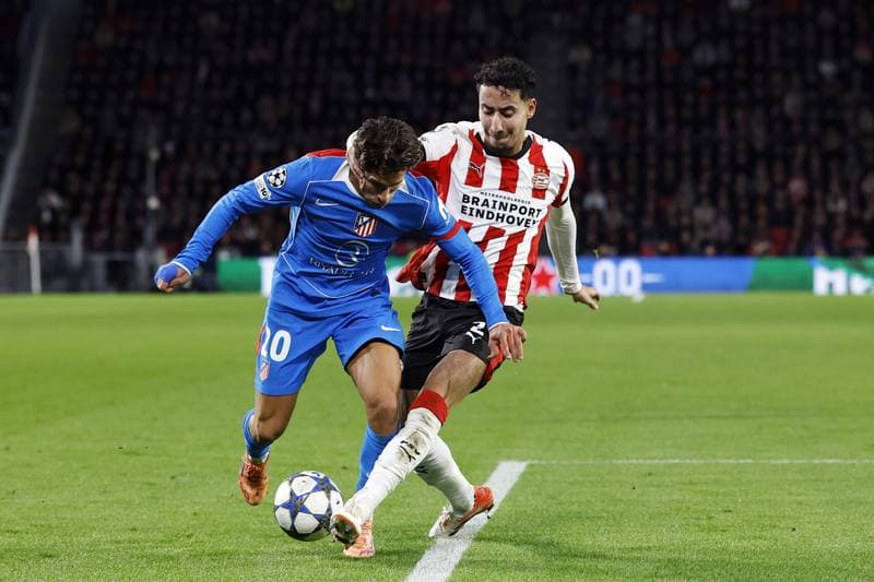 Football. UEFA Champions League. PSV Eindhoven - Atletico Madrid. 09.12.2025