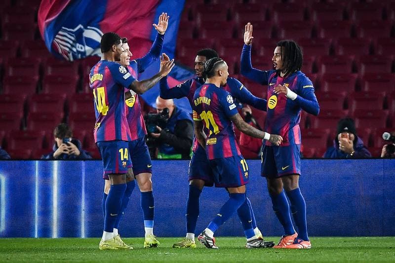 Football. UEFA Champions League. FC Barcelona - Eintracht Frankfurt. 09.12.2025