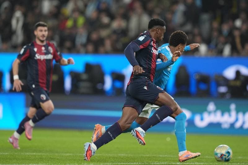 Football. EA Sports FC Supercup. Napoli - Bologna. 22.12.2025