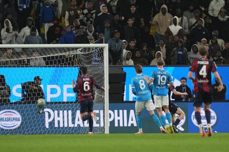 Football. EA Sports FC Supercup. Napoli - Bologna. 22.12.2025